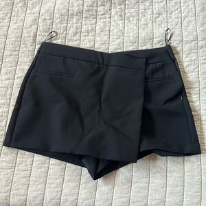 Zara black mini skort